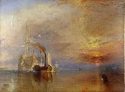 J.M.W. Turner The  Fighting Temeraire Tugged to het last berth to be Broken Up (mk09) oil painting picture wholesale